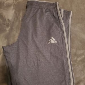 Adidas athletic pants gray